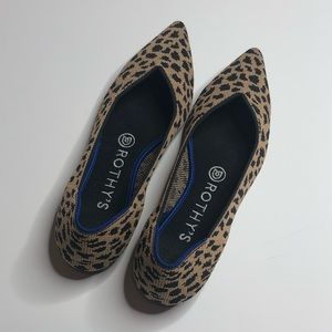 Rothy’s Leopard Points Size 7